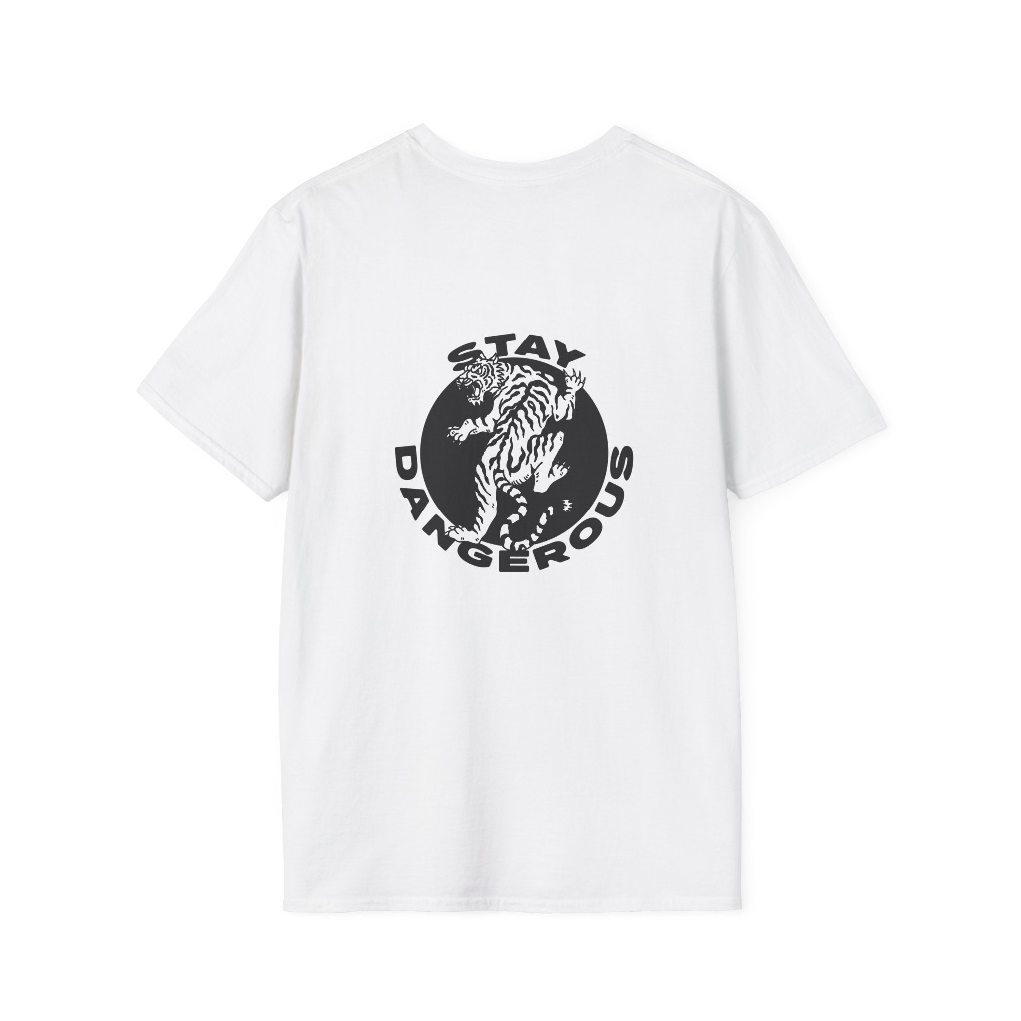 Stay Dangerous White Tiger - SwitchKick Combat Tee